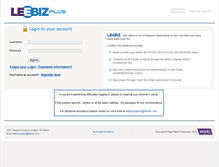 Tablet Screenshot of leebiz.leeson.com